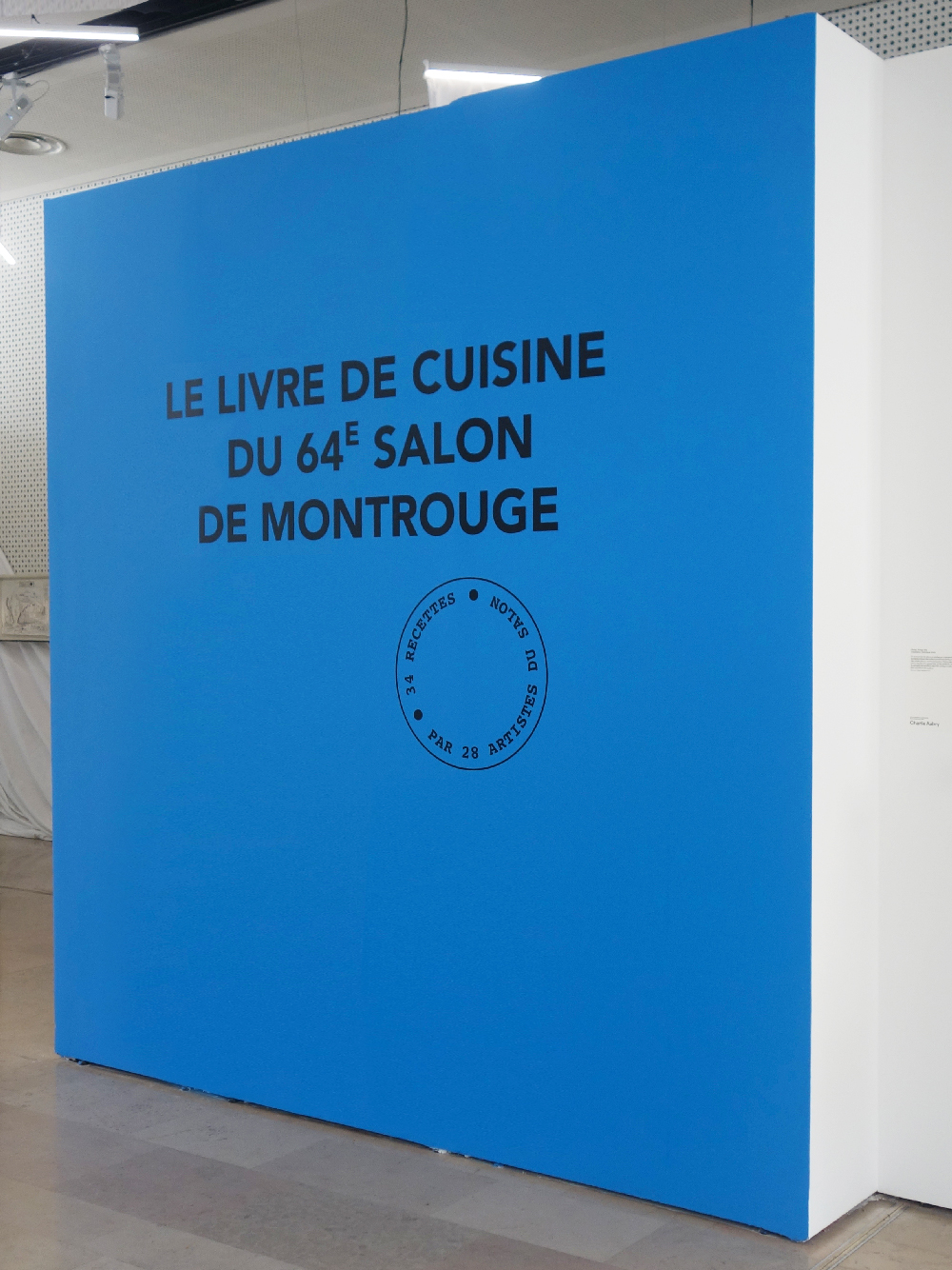 Marie Glaize Le livre de cuisine 64e Salon de Montrouge